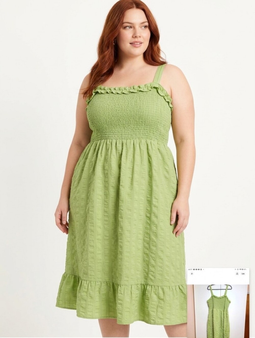 NWOT 2X Ruffle Tiered Sundress Midi dress summer dress plus size